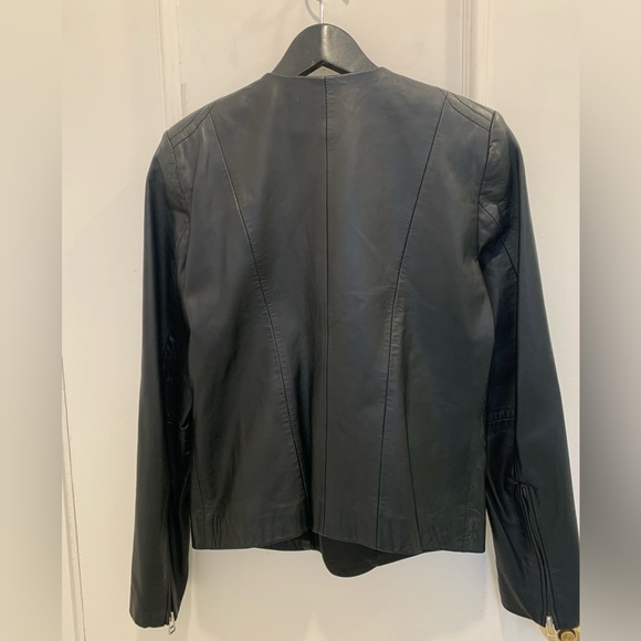 Sandro black leather jacket. Size 3 (L) - Picture 2 of 5